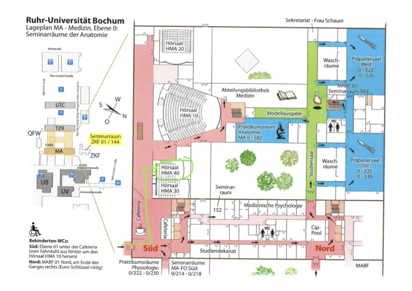 Lageplan Gebäude MA