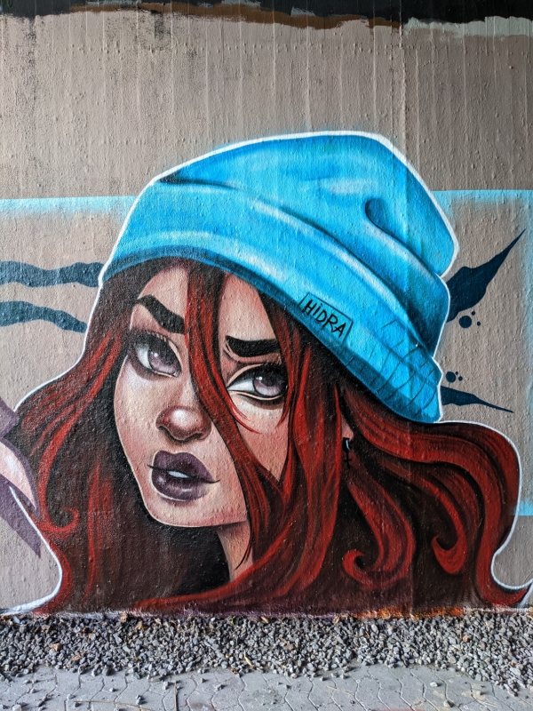 Graffiti aus dem Unitunnel.