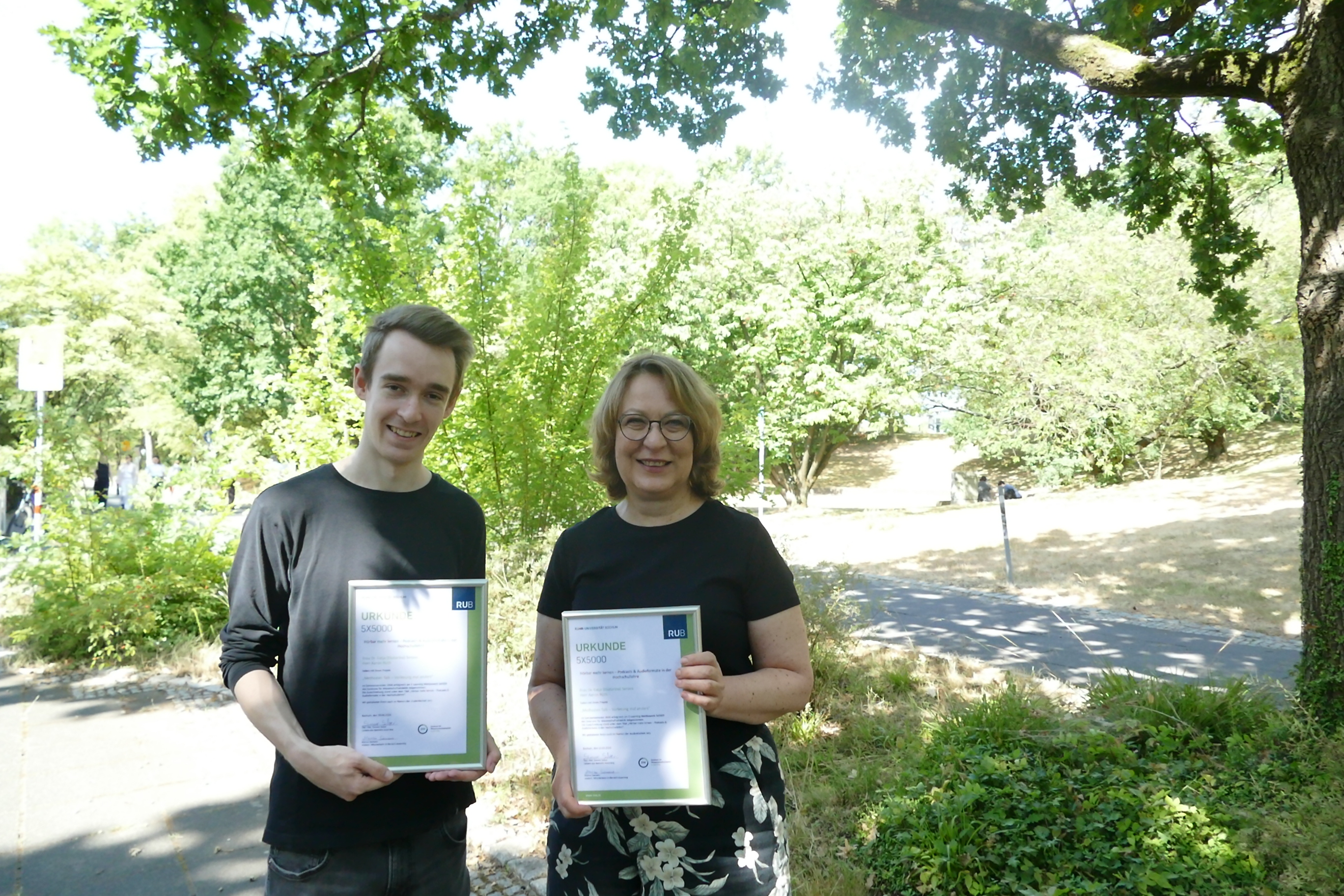 Dr. Katja Serova und Aaron Rüth